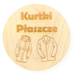 DREWNIANA PLAKIETKA TABLICZKA NA SZUFLADĘ PUDEŁKO DECOUPAGE PLAKIETKI 1SZT