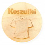 DREWNIANA PLAKIETKA TABLICZKA NA SZUFLADĘ PUDEŁKO DECOUPAGE PLAKIETKI 1SZT