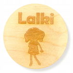 DREWNIANA PLAKIETKA TABLICZKA NA SZUFLADĘ PUDEŁKO DECOUPAGE PLAKIETKI 1SZT