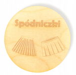 DREWNIANA PLAKIETKA TABLICZKA NA SZUFLADĘ PUDEŁKO DECOUPAGE PLAKIETKI 1SZT