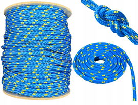 LINA LINKA POLIPROPYLENOWA PLECIONA MOCNA ŻEGLARSKA OGRODOWA SZNUR 18MM 10M