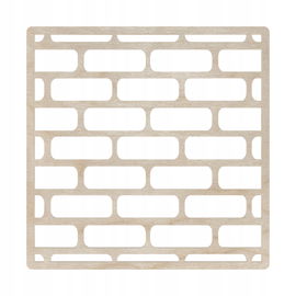 DREWNIANA PODKŁADKA PODSTAWKA POD KUBEK KWADRAT DECO ZE SKLEJKI DEKOR 10,5C