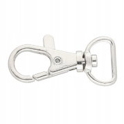 KARABIŃCZYK METAL 14MM RYBKA NIKIEL BRELOK 10SZT