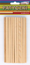 Patyczki drewniane naturalne kwadratowe 30 szt