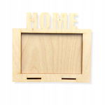DREWNIANA RAMKA NA ZDJĘCIE HOME 10X15 CM DECOUPAGE