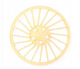 DREWNIANA PODKŁADKA PODKŁADKI PODSTAWKA POD KUBEK DECOUPAGE FELGI KOŁA 10CM