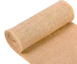 WSTĄŻKA TAŚMA JUTOWA NATURALNA NA WESELE KOMUNIĘ DEKORACYJNA 30CM 5M