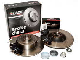 DACO TARCZE KLOCKI ŁOŻYSKA TYŁ CLIO III 3 MEGANE II 2