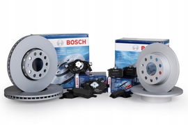 BOSCH TARCZE + KLOCKI TYŁ VW PASSAT B5 / FL