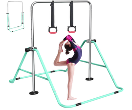 FBSPORT Pręt gimnastyczny dla dzieci z regulowanym drążkiem