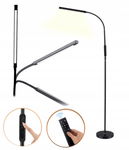 NOWOCZESNA LAMPA LED STOJĄCA PODŁOGOWA LAMPKA BIURKOWA NOCNA USB + PILOT