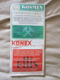 retro mapa samochodowa plan miasta Lodz Jokart 1995