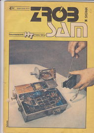 dwumiesiecznik ZROB SAM 4'87 sigma PRL retro Nr4, lipiec - sierpień 1987