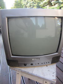 14" telewizor analogowy TV kineskopowy CRT starodawny stary wejscie AV EURO