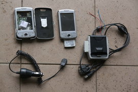 Acer N50 Windows Mobile 6.0 pocketPC handheld PDA zestaw duzo akcesoriow WM6