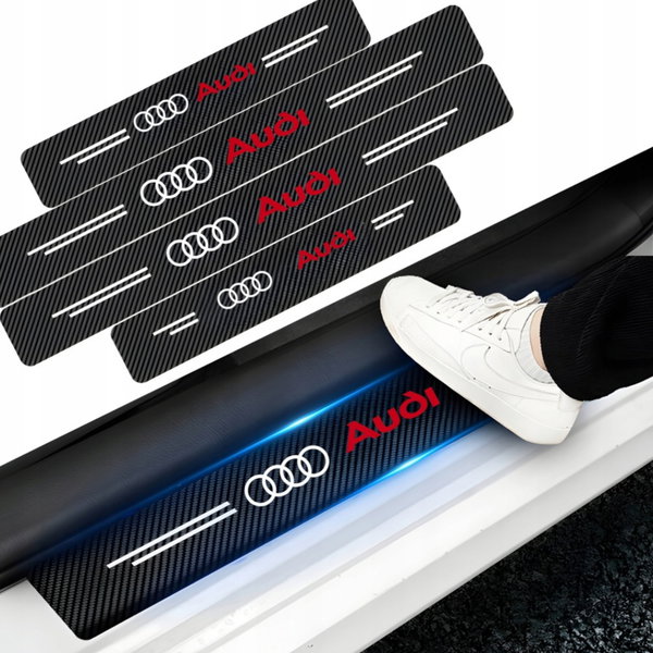 Naklejki ochronne na progi samochodu. AUDI.