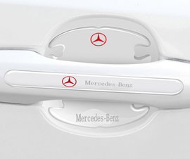 Naklejki ochronne na klamkę Mercedes