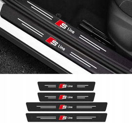 Naklejki ochronne na progi samochodu. S-line do Audi.