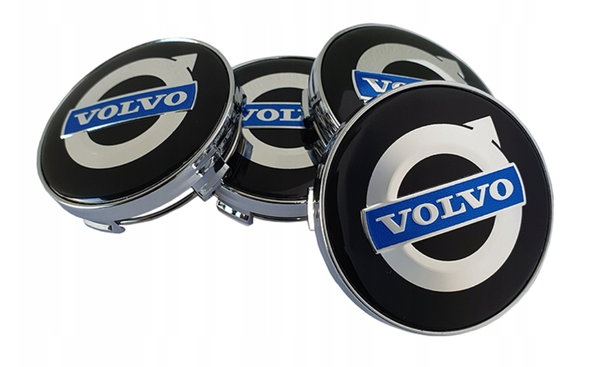 Dekielki do felg Volvo 60mm, komplet 4szt.