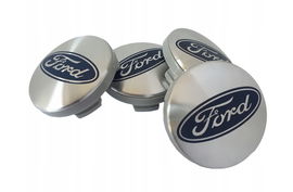 Dekielki do felg Ford srebrne 54mm. Komplet 4szt.
