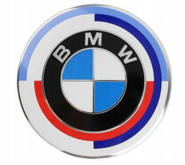 Nowy Model. Emblemat znaczek logo BMW na maskę o średnicy 74mm. 1szt.