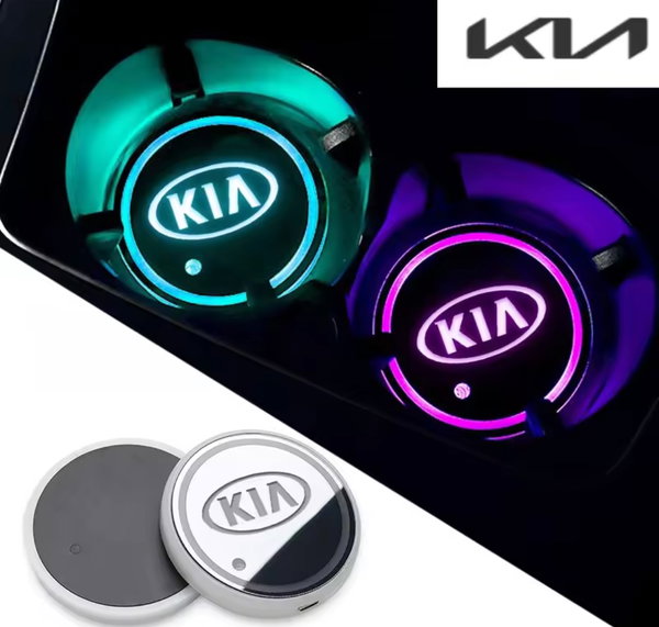 Świecące podstawki LED pod kubek KIA