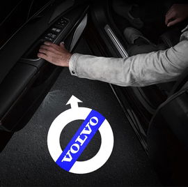 Projektor LED z logo VOLVO do podświetlenia drzwi