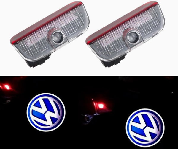 Projektor LED z logo VW do podświetlenia drzwi