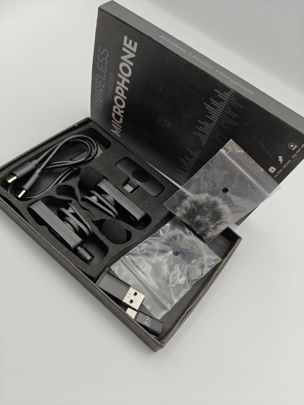 Bezprzewodowy Mikrofon Krawatowy Do Telefonu Usb-C
