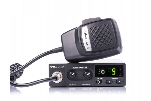 Midland Alan 100 Plus CB radio AM/FM 40 kanałów