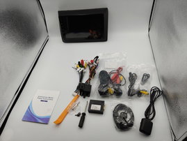 Uniwersalne radio samochodowe Podofo 9" 4+64GB 8 rdzeni + canbus kamera cofania