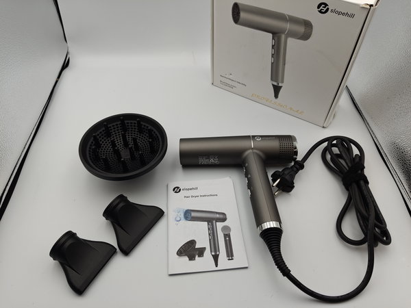 Suszarka Bezszczotkowa Slopehill 110k RPM OxyActive LED Mocna Jonizacja