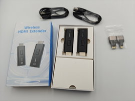 Bezprzewodowy nadajnik i odbiornik HDMI, dekodowanie 4K, wyjście 1080p