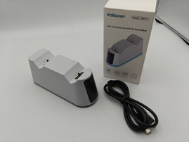 Ładowarka do kontrolera PS5 z regulowanym światłem RGB