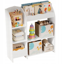 Regał na książki/szafka na zabawki stojąca biblioteczka loft 100 cm