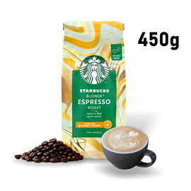 Starbucks Blonde Espresso Blend Delikatna Kawa Ziarnista 450 g