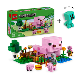 LEGO Minecraft Dom Prosiaczka Świnka prezent dla Fanów Minecraft + GRATIS