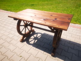 NOWY stół ogrodowy Outsunny LITE DREWNO jodłowe