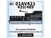 Bateria do Lenovo ThinkPad T470 T480 A475 A485 TP25