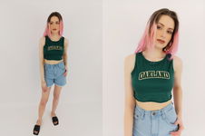 SHEIN dresowa BLUZKA CROP TOP na lato MODNA print _ 38