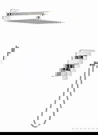 BATERIA NATRYSKOWA PRYSZNICOWA QATRO PODTYNKOWA DESZCZOWNICA