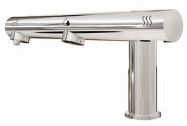 BATERIA BEZDOTYKOWA UMYWALKOWA  POWER 3W1 DOZOWNIK SUSZARKA CHROM