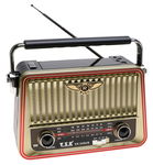 Radio RETRO Przenośne Głośnik TF MP3 USB Solar BLUETOOTH Akumulator 2471