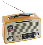 Radio PRZENOŚNE Kuchenne RETRO R20 FM Głośnik Bluetooth MP3 USB SD TF 4012