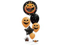 Stojak dekoracyjny z balonami DIY, Halloween, 6 szt. + stojak