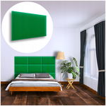 PANEL ŚCIENNY TAPICEROWANY NA ŚCIANĘ MAGIC VELVET ZIELONY 40X30 30X40