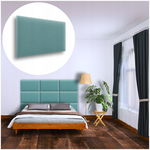 PANEL ŚCIENNY TAPICEROWANY NA ŚCIANĘ MAGIC VELVET MORSKI 50X30 30X50