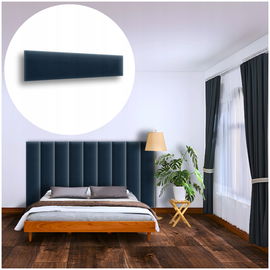 PANEL ŚCIENNY TAPICEROWANY NA ŚCIANĘ MAGIC VELVET GRANATOWY 50X15 15X50