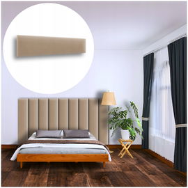 PANEL ŚCIENNY TAPICEROWANY NA ŚCIANĘ MAGIC VELVET BEŻOWY 50X15 15X50