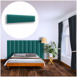 PANEL ŚCIENNY TAPICEROWANY NA ŚCIANĘ MAGIC VELVET TURKUSOWY 50X15 15X50